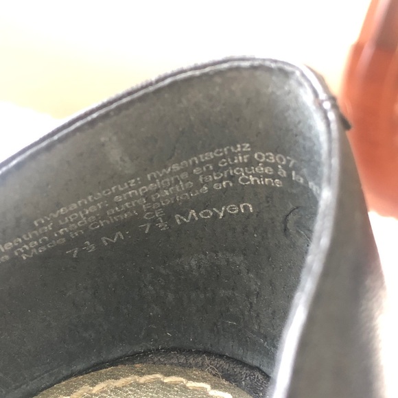 Nine west black leather wedges, perfect condition - Picture 4 of 7